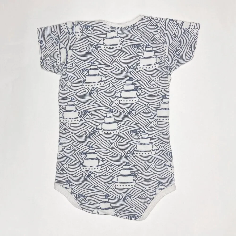 Winter Water Factory Bodysuit Size 18 Months High Seas Organic Cotton Pirate